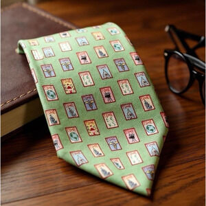 Vineyard Vines Custom Collection Silk Tie Necktie Time Magazine USA Designer